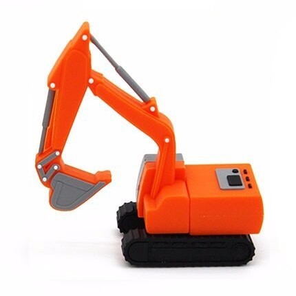 USB-flashdrev gravemaskine orange 32GB