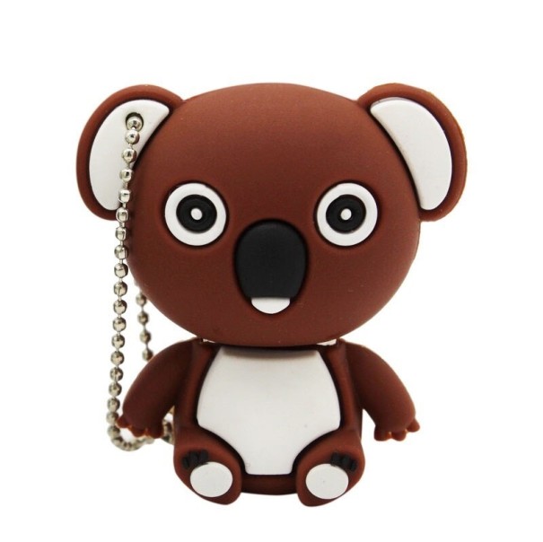 USB-flashdrev med koala brun 32GB