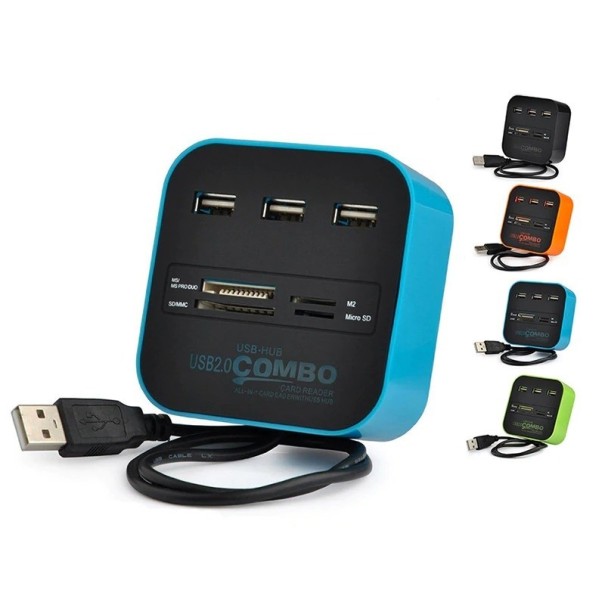 USB HUB och minneskortläsare
