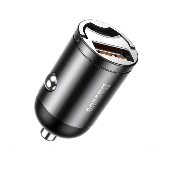 USB hurtigoplader til bilen mørkegrå
