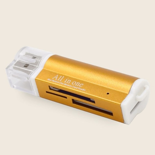 USB memóriakártya-olvasó arany