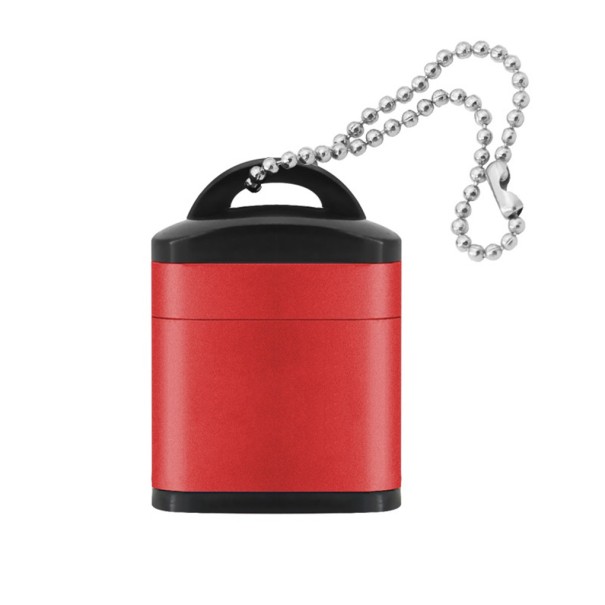USB Micro SD-geheugenkaartlezer rood