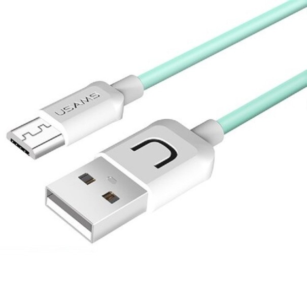 USB / Micro USB datakabel 10 stk. lysegrøn