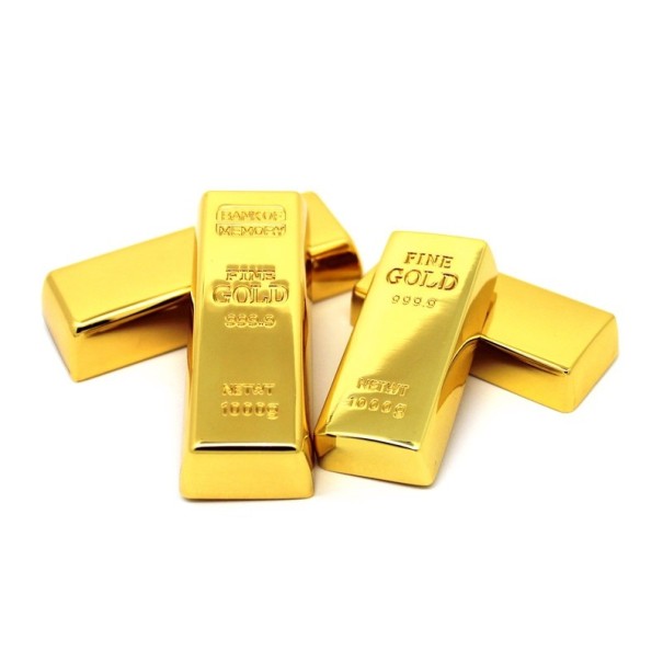 USB-minne i guld tegel