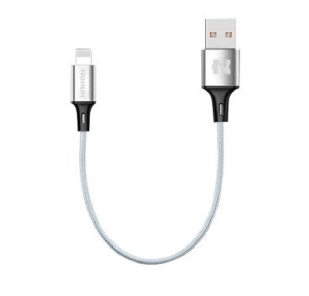 USB-oplaadkabel voor Apple Lightning zilver