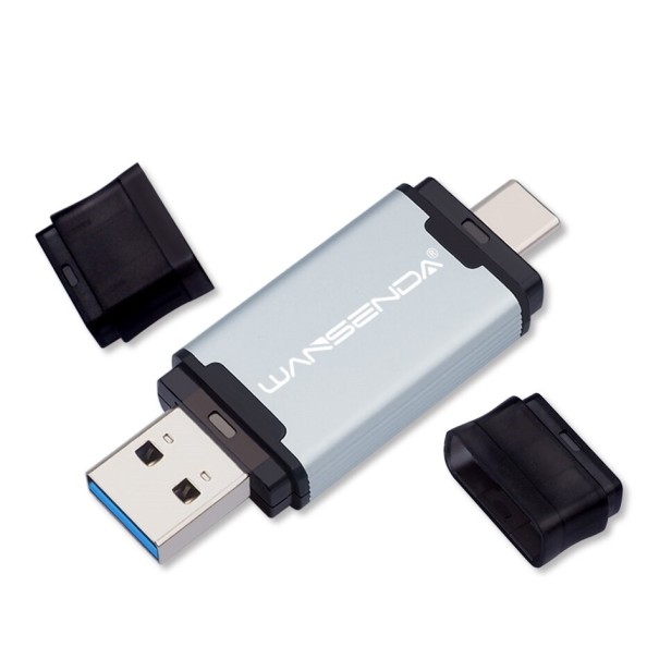 USB OTG-flashstation H27 zilver 512GB
