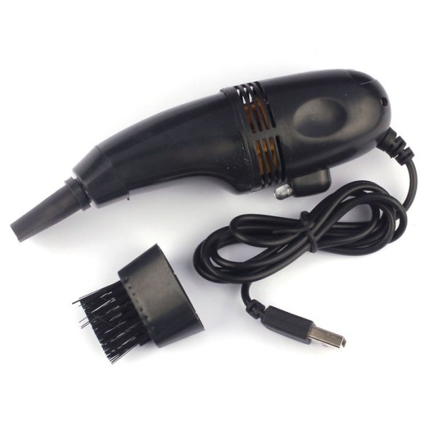 USB-pölynimuri musta