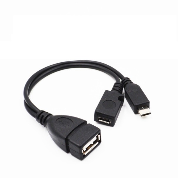 USB redukce USB AF/micro BM + micro BF, OTG 1