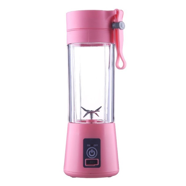 USB smoothie blender roze 2