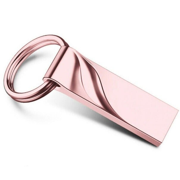 USB-Stick aus Metall rosa 128GB