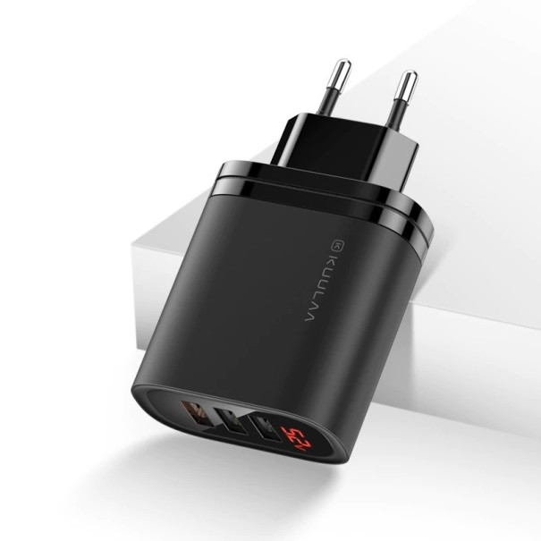 USB-strömadapter Quick Charge K702 vit