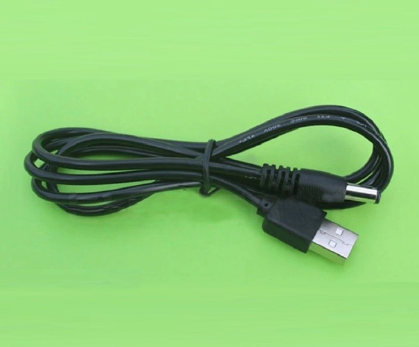 USB-Stromkabel DC 5,5 x 2,1 mm 1 m 1