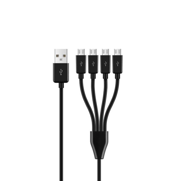 USB til 4x Micro USB-kabel 1
