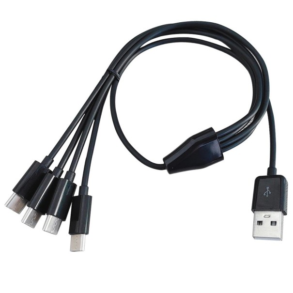 USB til 4x USB-C-kabel 1