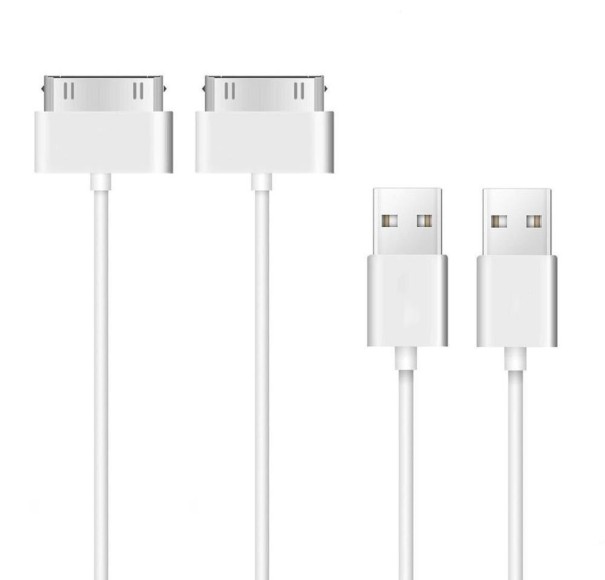 USB til Apple 30-bens datakabel 2 stk. 1