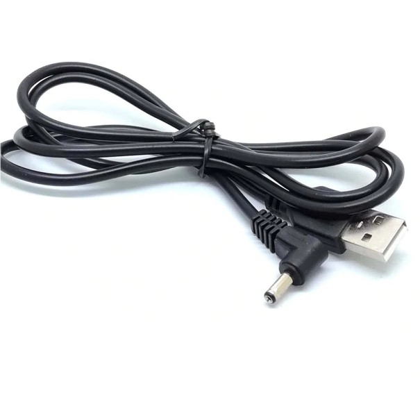 USB til DC 3,5 mm M/M strømkabel 1 m 1