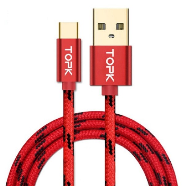USB to USB-C Data Cable K491 red 1,5 m