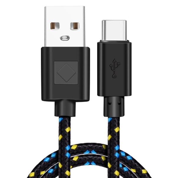 USB-/USB-C-Ladekabel K522 schwarz 2 m