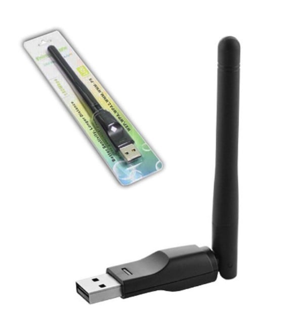 USB WiFi adaptér pre počítač s Windows Rýchlosť až 150 Mbps Štandard 802.11n Pásmo 2,4 GHz Anténa 2 dBi Šifrovanie WPA2 USB 2.0 Čierny 1