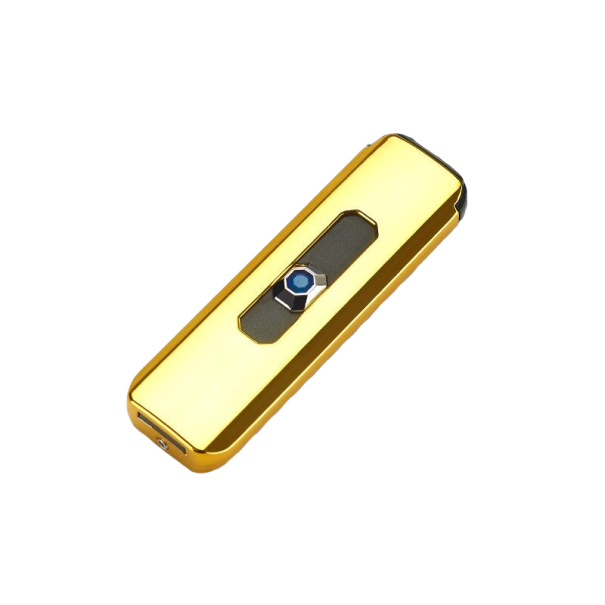 USB zapaľovač odolný proti vetru zlatá