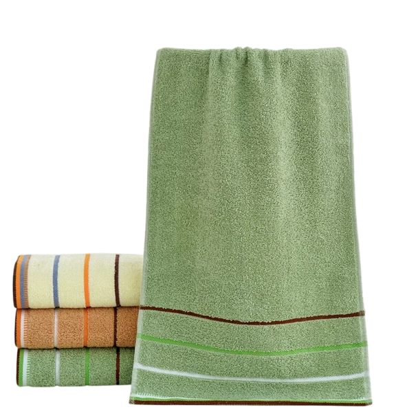 Uterák do kúpeľne 33 x 73 cm Rôznofarebný mäkký a savý z polyesteru a bavlny Na ruky aj telo Univerzálny hygienický textil Jednoduchá údržba Praktický doplnok kúpeľne zelená