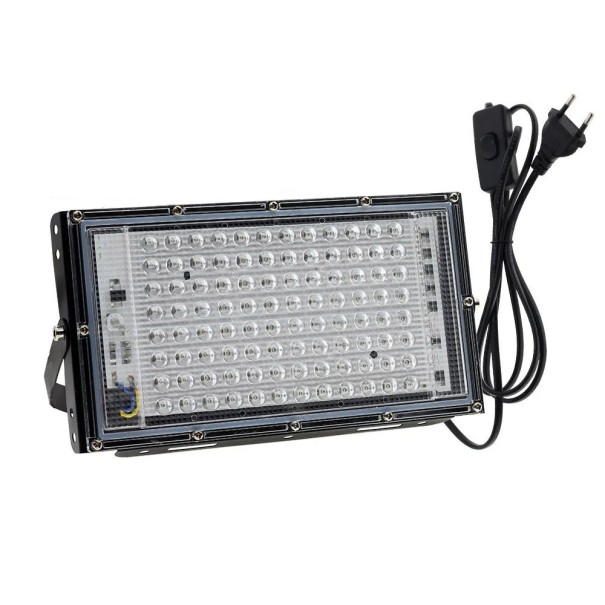 UV-hærdningslampe 395 nm 100 W 24 x 12,5 cm Kraftig UV LED-lampe Harpikshærdning Lakering Limning Hurtig hærdning 1