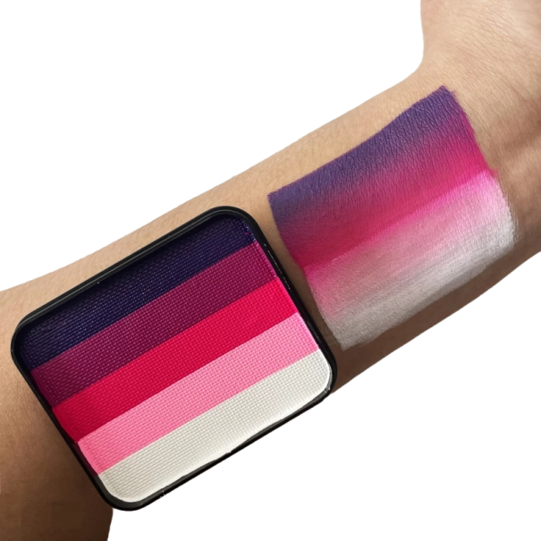 UV-hohtoinen vartalo- ja kasvomaali 30 g Ammattimainen sateenkaarivartalo- ja kasvomaali Halloween-meikkiin 8