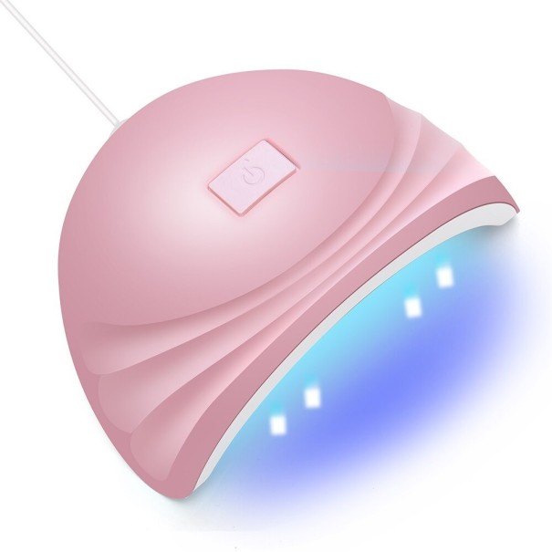 UV/LED lampa na nehty 54 W růžová