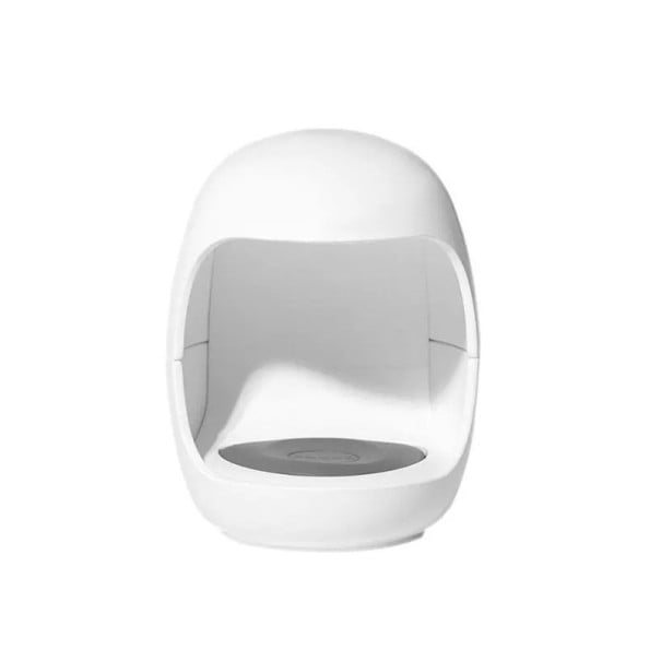 UV LED mini lampa na nehty 6 W s USB nabíjením rozměry 4,5 x 4,5 x 6 cm kompaktní a cestovní na vytvrzování gel laku a domácí manikúru bílá