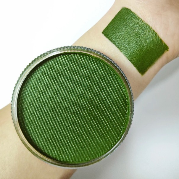 UV-lysende krops- og ansigtsmaling Professionel UV-maling 30 g Langtidsholdbar effekt Halloween-makeup mørkegrøn