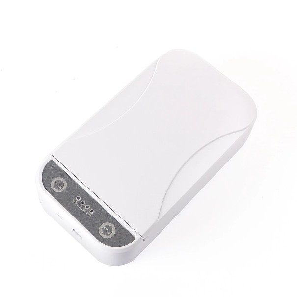 UV sterilizátor Dezinfekční box s aromaterapií a USB nabíjením 22 x 18 x 5,5 cm ABS plast Bílý Na mobil do 6,6 palce klíče a šperky 1