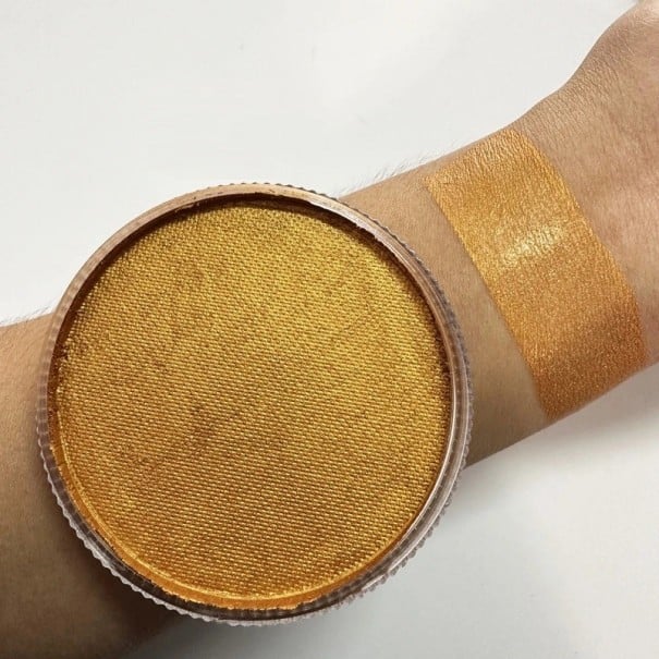 UV svítící barvy na tělo a obličej Profesionální UV barvy 30 g Dlouhotrvající efekt Halloweenský make-up bronzová