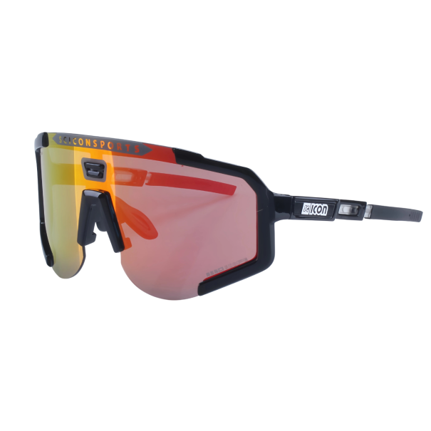 UV400 Cycling Glasses TR-90 Polycarbonate Lenses Width 13.5 cm Height 6 cm Black Frames Unisex MTB Road Bike red