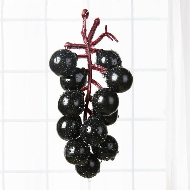 Uvas artificiales negro S