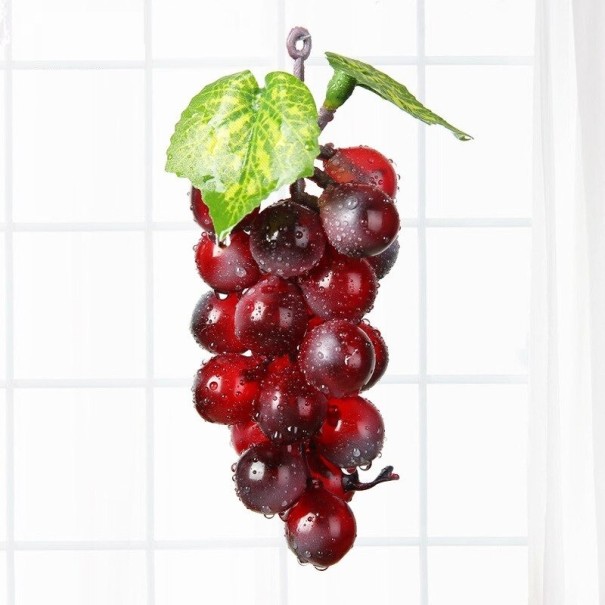 Uvas artificiales rojo M
