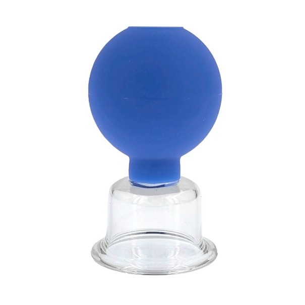 Vacuümmassagecup 55 mm blauw