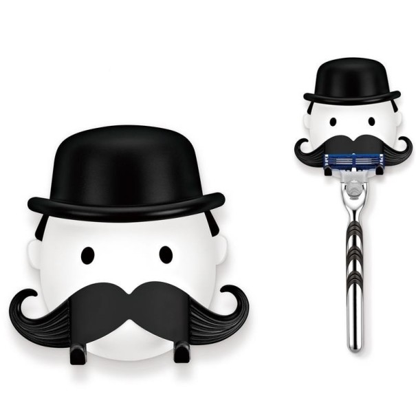Vægmonteret barberbladholder 1