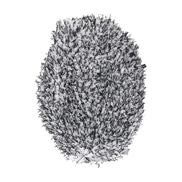 Vaihtoauton puhdistussuojus mikrokuituharjalla 31 x 18 cm Vaihtosuojus käsinpesuun korin lasille auton lisävarusteille raidaton puhdistus musta