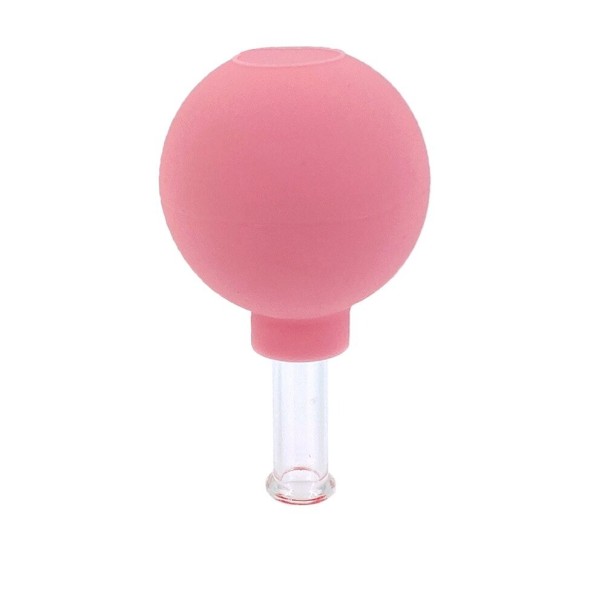 Vakuummassagekop 15 mm rosa