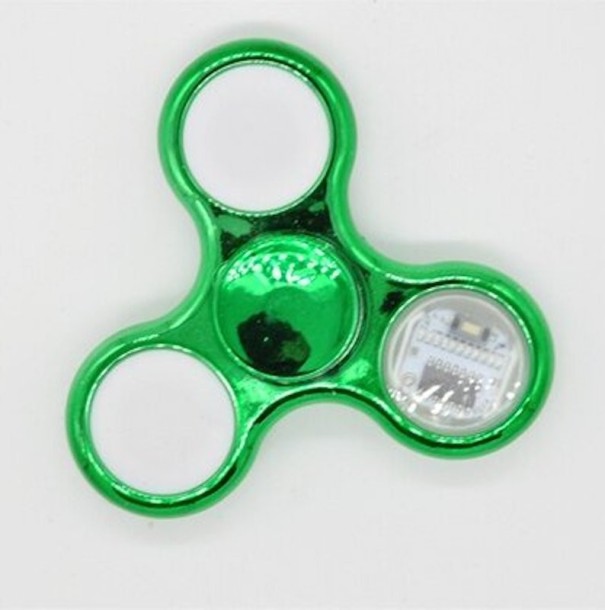 Valaiseva fidget spinner E83 vihreä