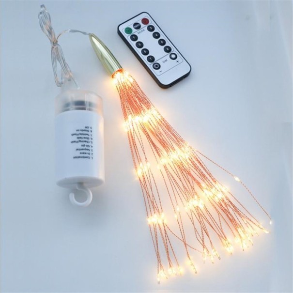Valaiseva LED-koriste vaaleankeltainen