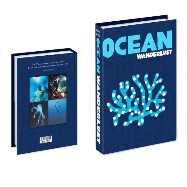 Valehtelija kirja OCEAN WANDERLUST koriste merenalaisella teemalla, ei avattavissa 1