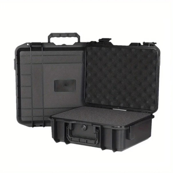 Valise à outils avec mousse prédécoupée et bandoulière 250 x 200 x 76 mm plastique ABS Noir Pour appareils et outils Organisateur de transport 1