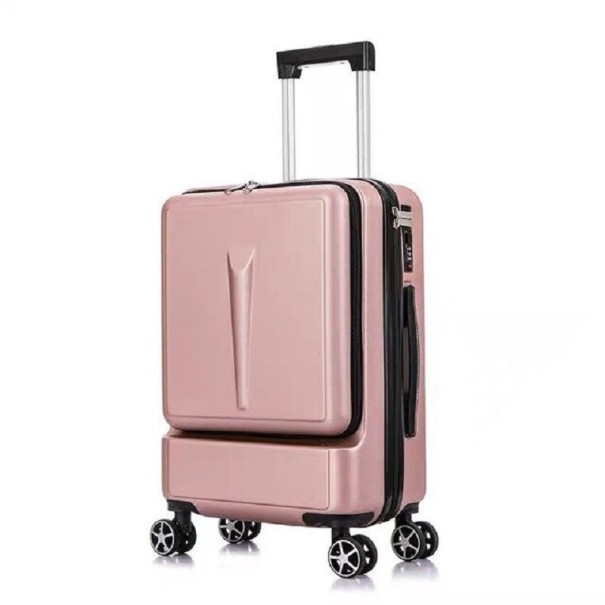 Valise de voyage à roulettes T1160 rose M
