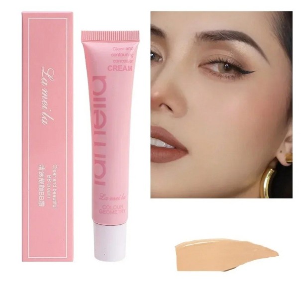 Vandfast Mat BB Cream Hydrerende Flydende Foundation Langtidsholdbar Dækning Concealer til Ufuldkommenheder Hudsamlende Creme 15 ml Wheat