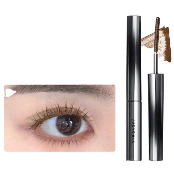 Vandfast, plejende mascara Mascara med øjenvippeforlængende effekt Naturlig volumenmascara brun