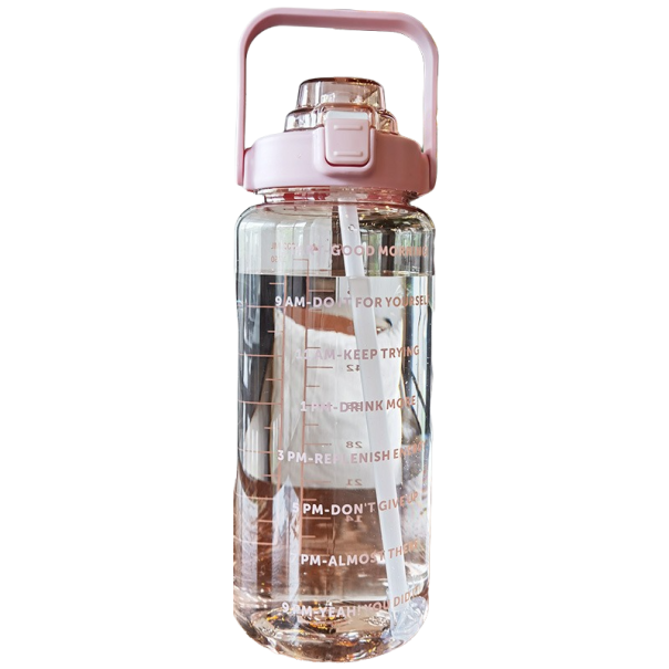 Vandflaske 2 l P3665 rosa