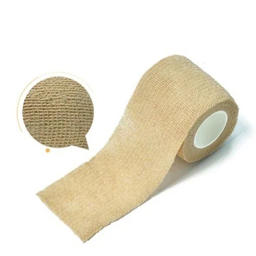 Vandtæt elastisk bandage 2,5 cm x 4,5 m selvklæbende bandage til sportsledskader fingre elastisk bandage førstehjælp hudfarvet