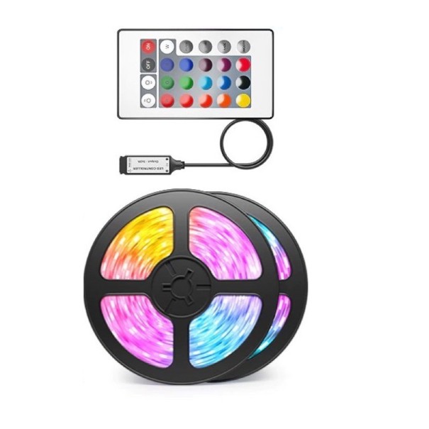 Vandtæt RGB LED-strimmel J267 10 m