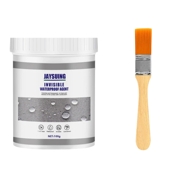 Vandtæt universallim 100 g transparent fugemasse isoleringslim med pensel 1